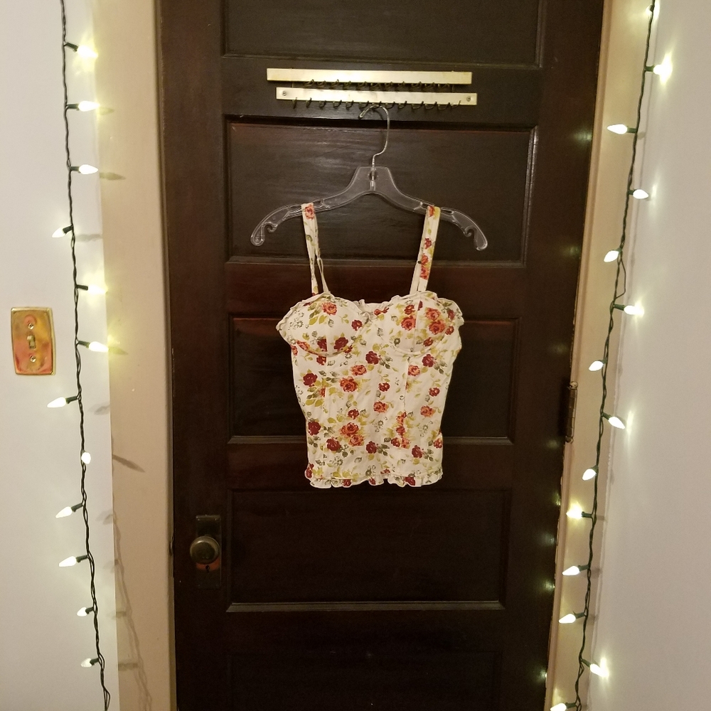 Rose crop top